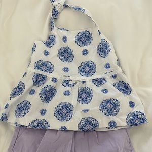 Janie and Jack like new halter and shorts size 4